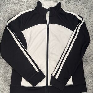 Made for Life Black & White Zip-Up Jacket